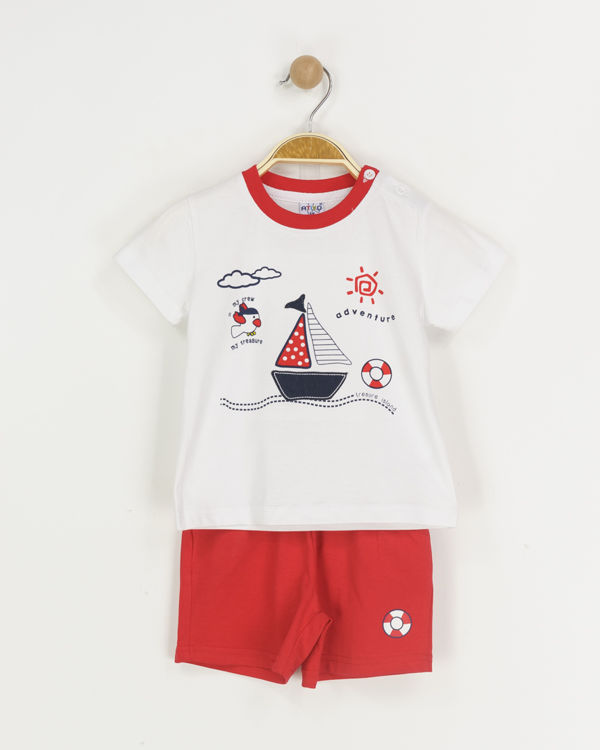 Picture of A0652 BOYS TWO PIECE COTTON SET